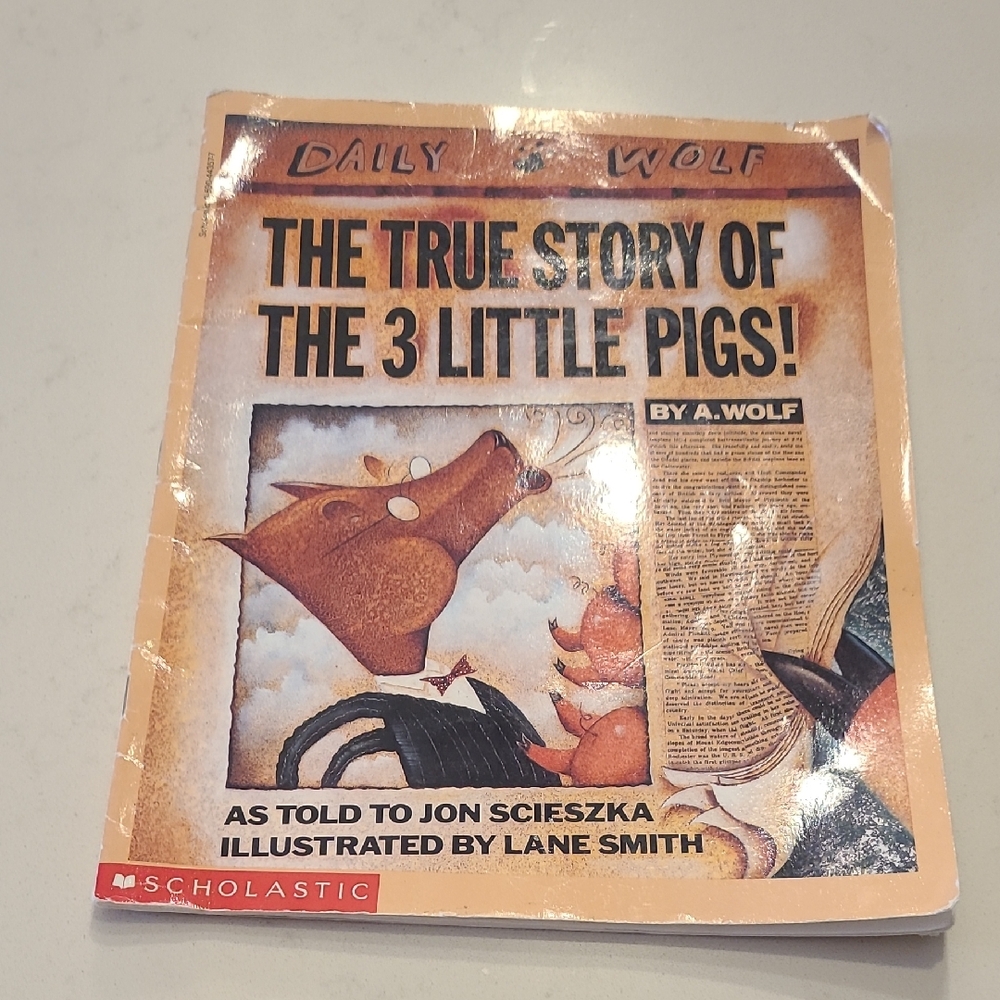 FREE WITH PURCHASE The True Story of the 3 Little Pigs Bookfree